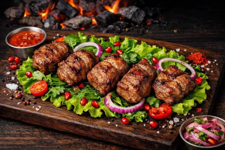 Шашлык из свиной шейки