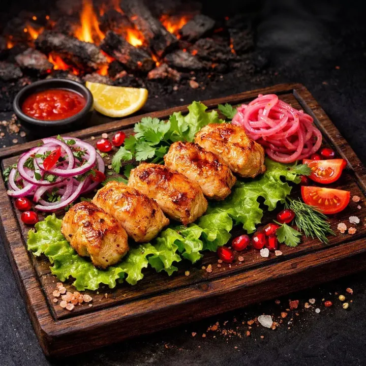 Шашлык из куриной грудки